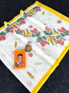 MG 448  Plain Linen Digital Printed Saree Wholesale Price In Surat